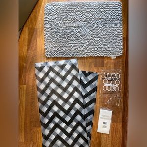 Brand New Gray Ombré Bathroom Set